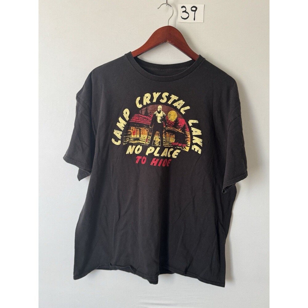 Friday the 13th Men’s 2XL Camp Crystal Lake Jason Voorhees Graphic T-Shirt